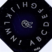 Stempelplade nailart stamping bogstaver A-N